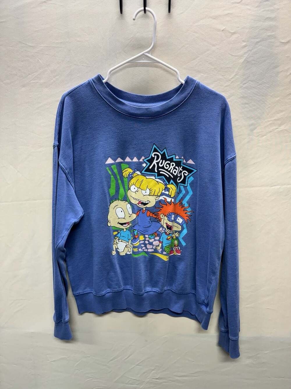 Nickelodeon Rugrats Graphic Crewneck Sweatshirt Blue Size XL